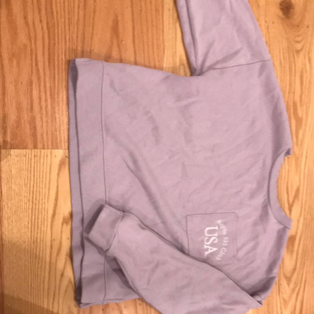 Francesca’s purple crewneck, NEW